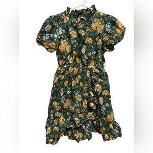 Janie and Jack Green Floral Dress new with tags size 8